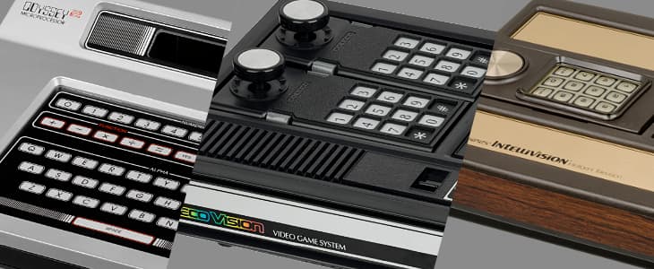 The Magnavox Odyssey 2, ColecoVision, and Mattel Intellivision