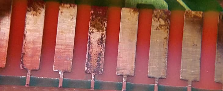 Famicom cartridge corroded pins