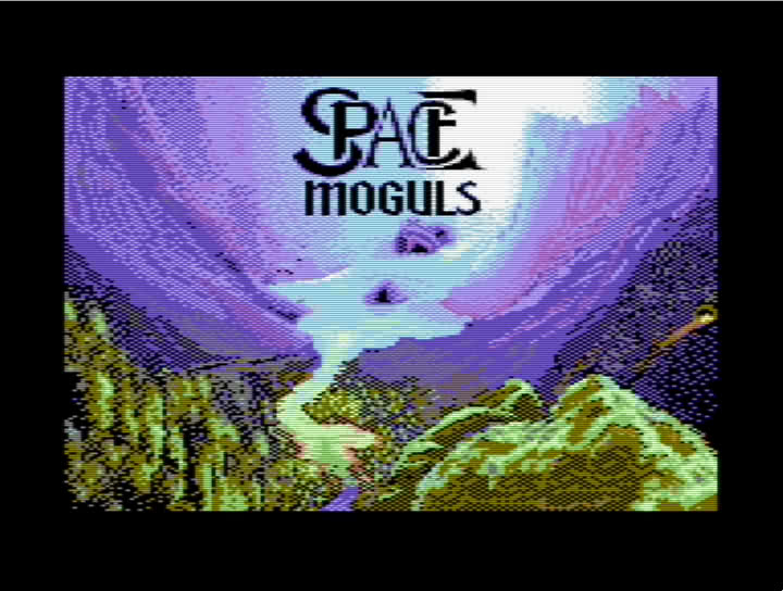 C64 Mini - New Homebrew Game - Space Moguls (gameplay) C64 Mini - New Homebrew Game - Space Moguls (title screen)