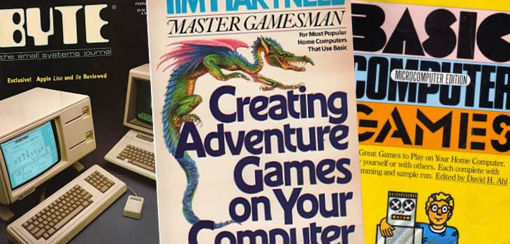 Magazines and books were the source for type-in BASIC games