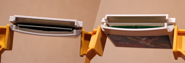 Slowly apply just the needed pressure to get the internal clips to release