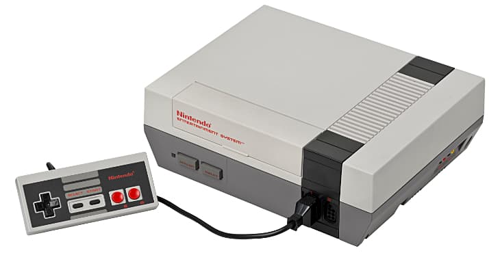 NES console with controller NES console with controller